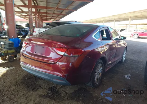 2016 Chrysler 200 Touring from USA, damaged, VIN 1C3CCCFB3GN188982